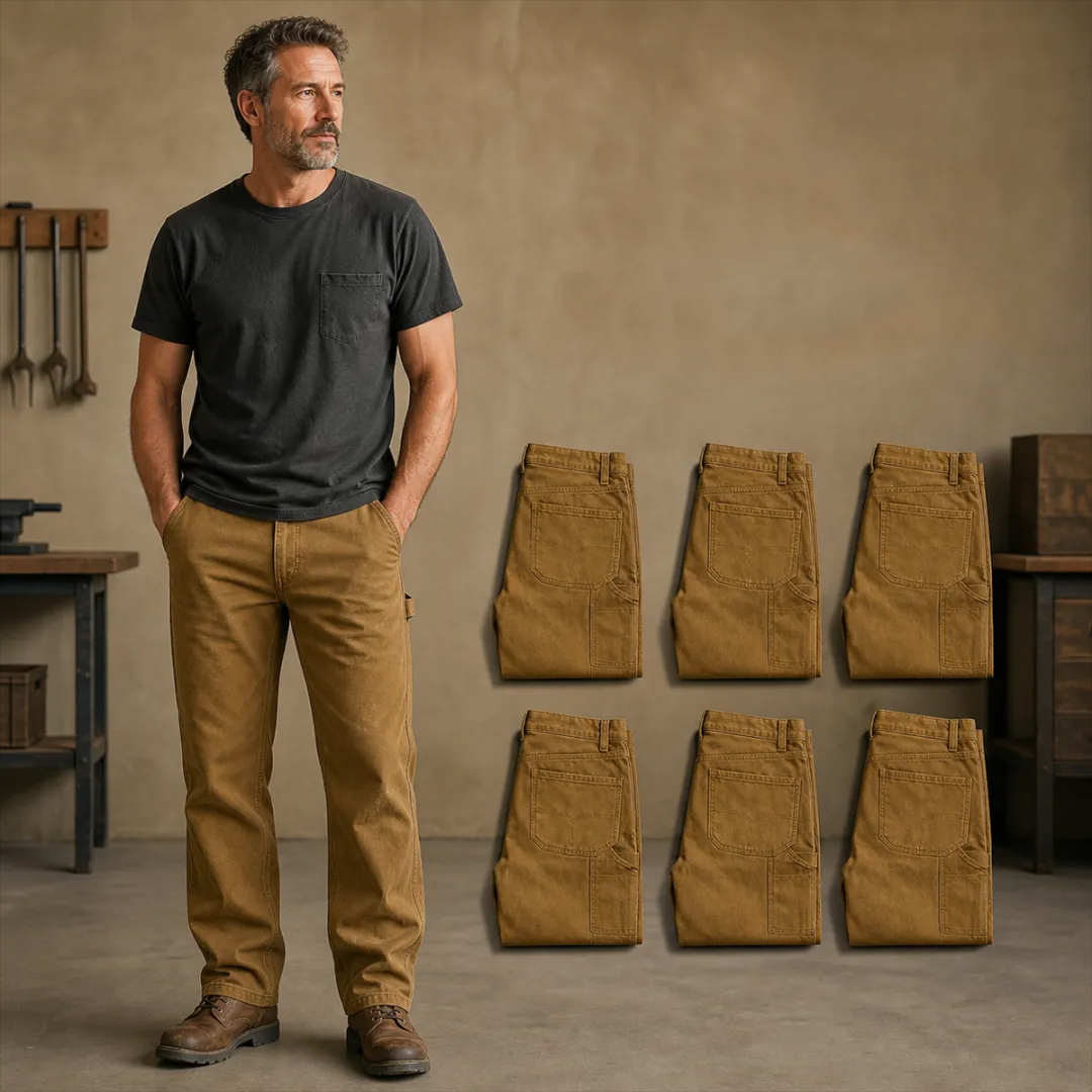 ⏰Clearance Sale⚡14-Pack Only $38.99⚡Men's Straight-Leg Work Pants