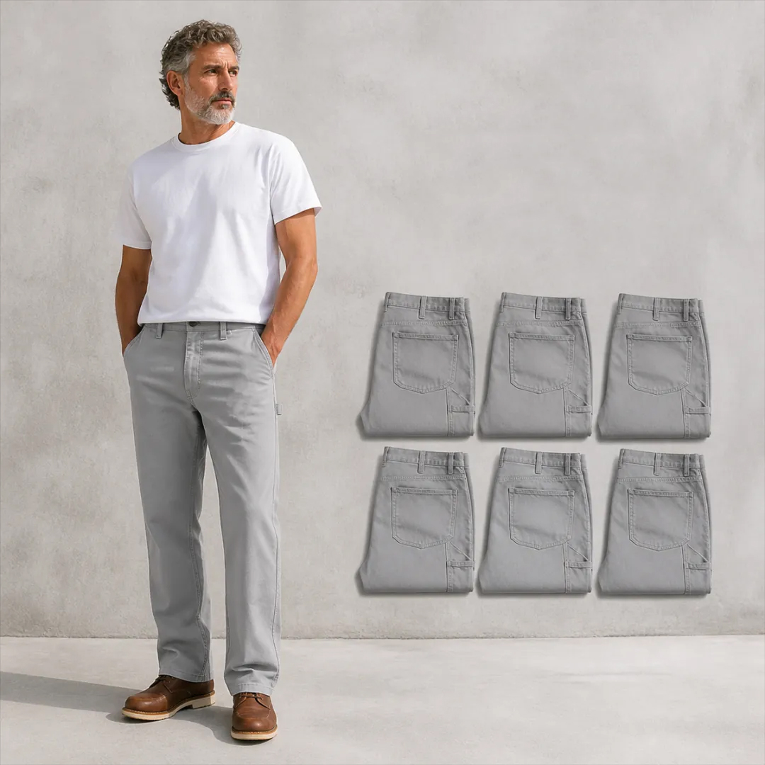 ⏰Clearance Sale⚡14-Pack Only $38.99⚡Men's Straight-Leg Work Pants