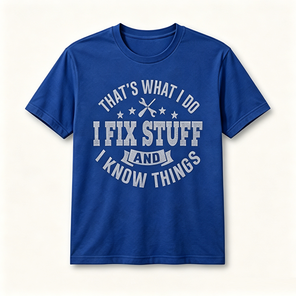 ⏰Store Closing Clearance⚡20-Pack only $36⚡Men's I Fix Stuff Graphic Tee
