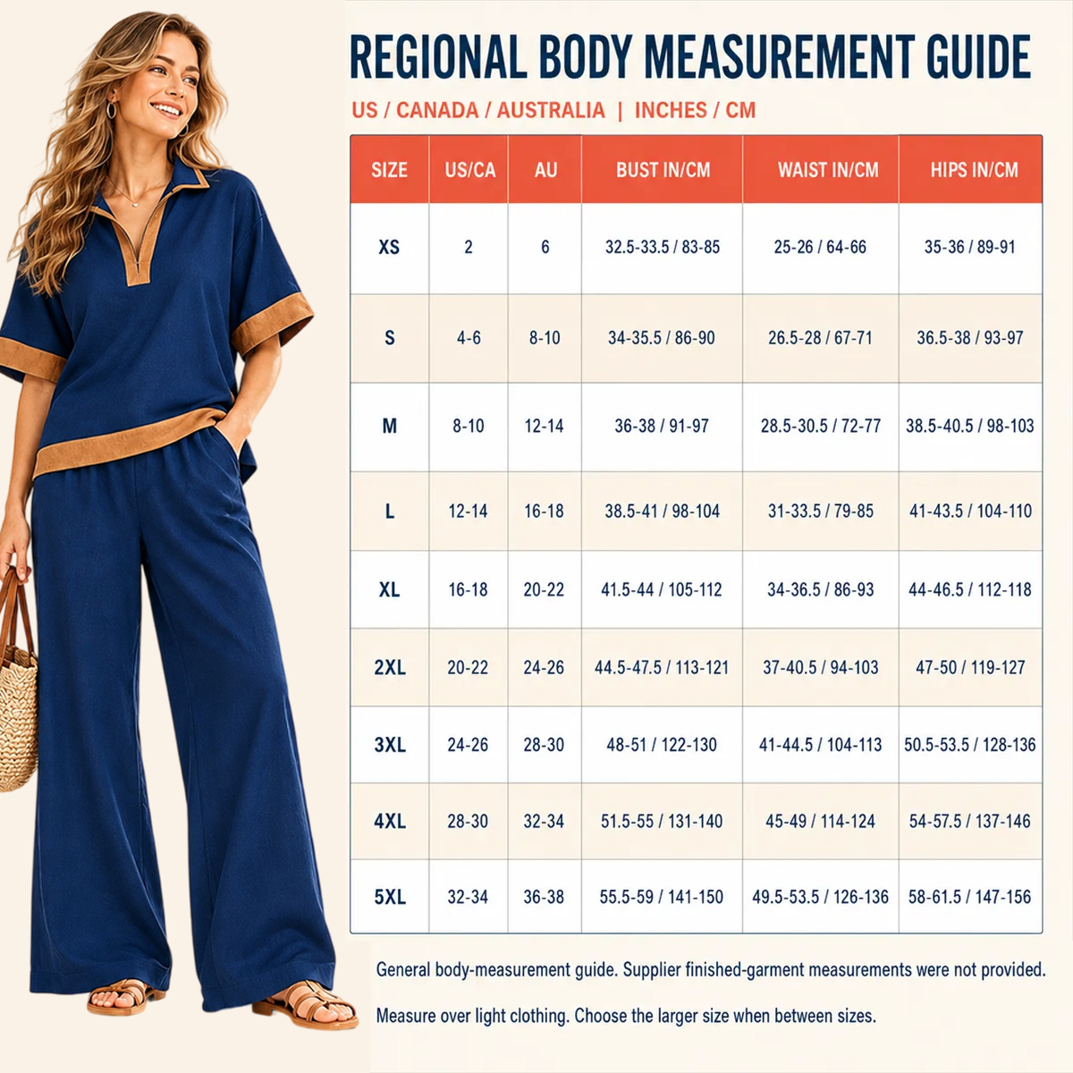 ⏰Clearance Sale⚡12-Sets Only $38.99⚡Women’s Contrast Split-Neck Top & Wide-Leg Pants Set