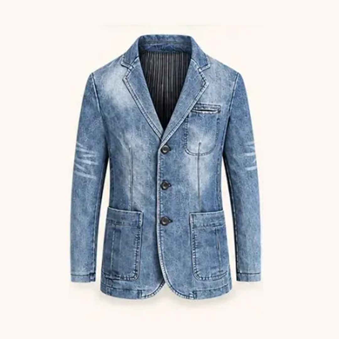 ⏰Clearance Sale⚡8-Pack Only $38.99⚡Men's Casual Denim Blazer