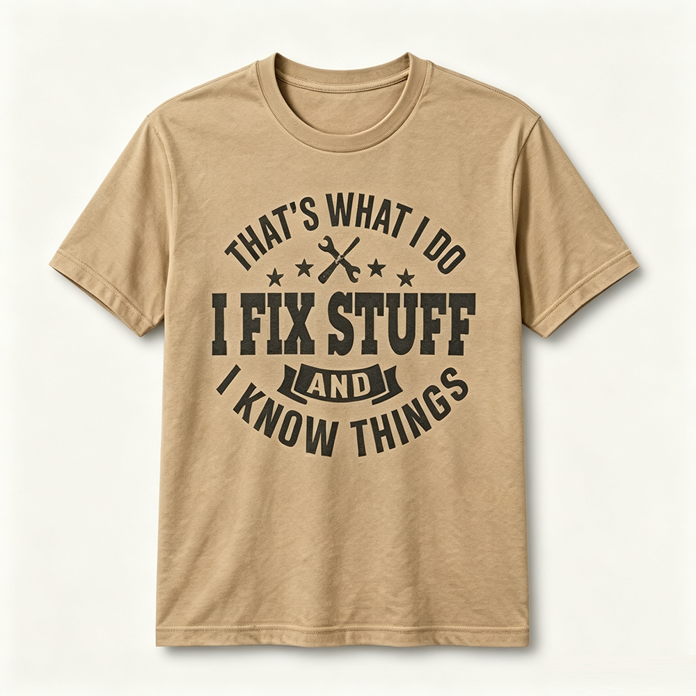 ⏰Store Closing Clearance⚡20-Pack only $36⚡Men's I Fix Stuff Graphic Tee