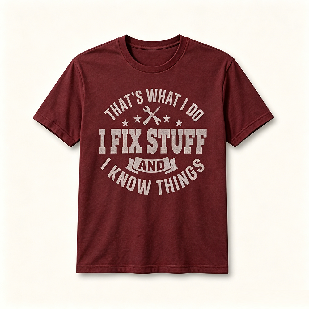 ⏰Store Closing Clearance⚡20-Pack only $36⚡Men's I Fix Stuff Graphic Tee
