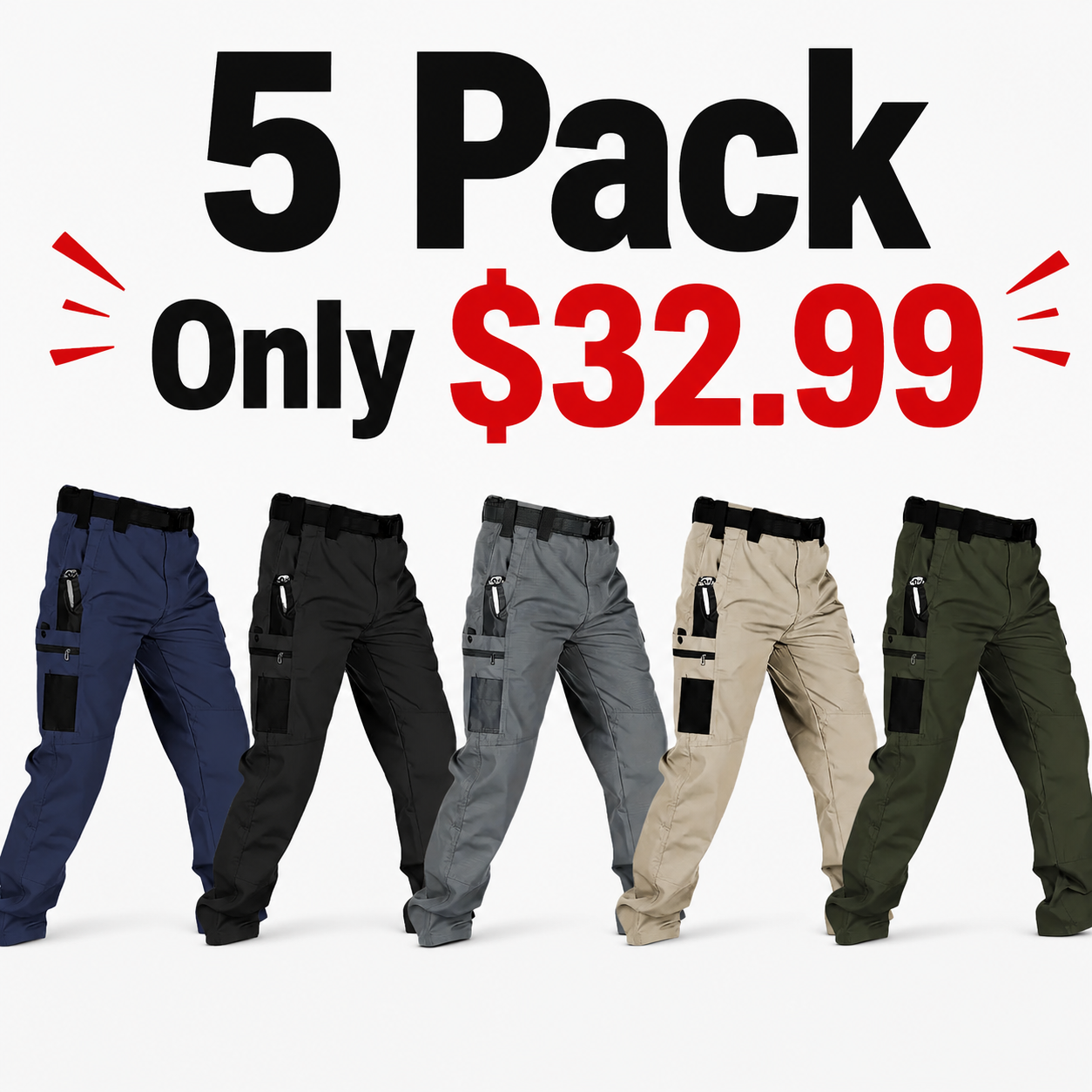 Tactical Cargo Pants – Durable, Multi-Pocket Work & Outdoor Wear