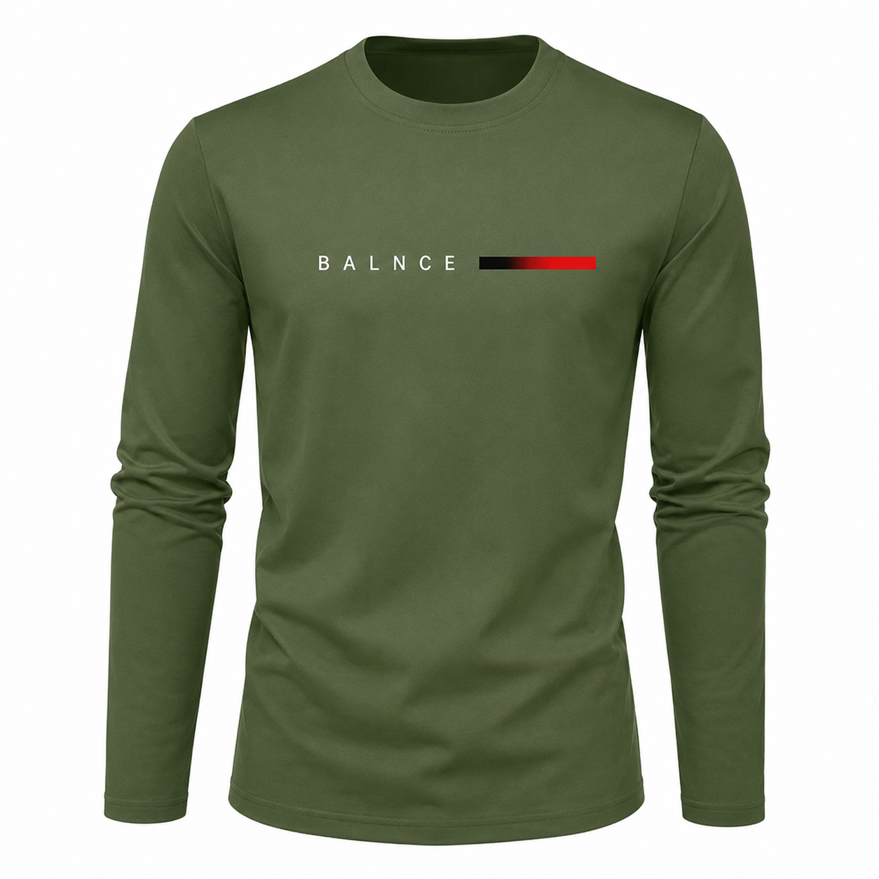 Men's Long Sleeve Casual Crew Neck T-Shirt | 5 Pack Lightweight Everyday Basic Tee