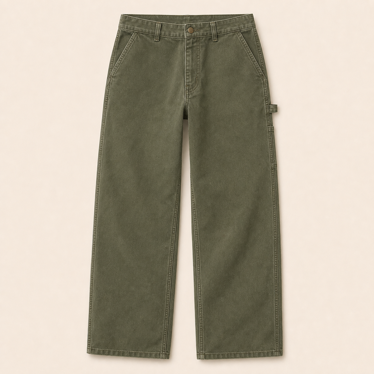 Men's Washed Duck Utility Work Pants
