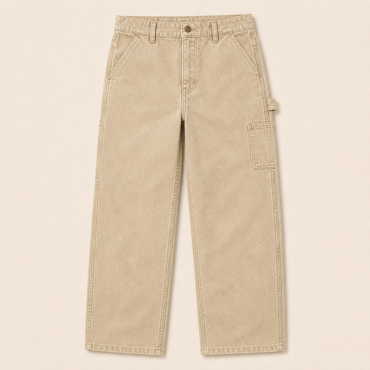 Men's Washed Duck Utility Work Pants