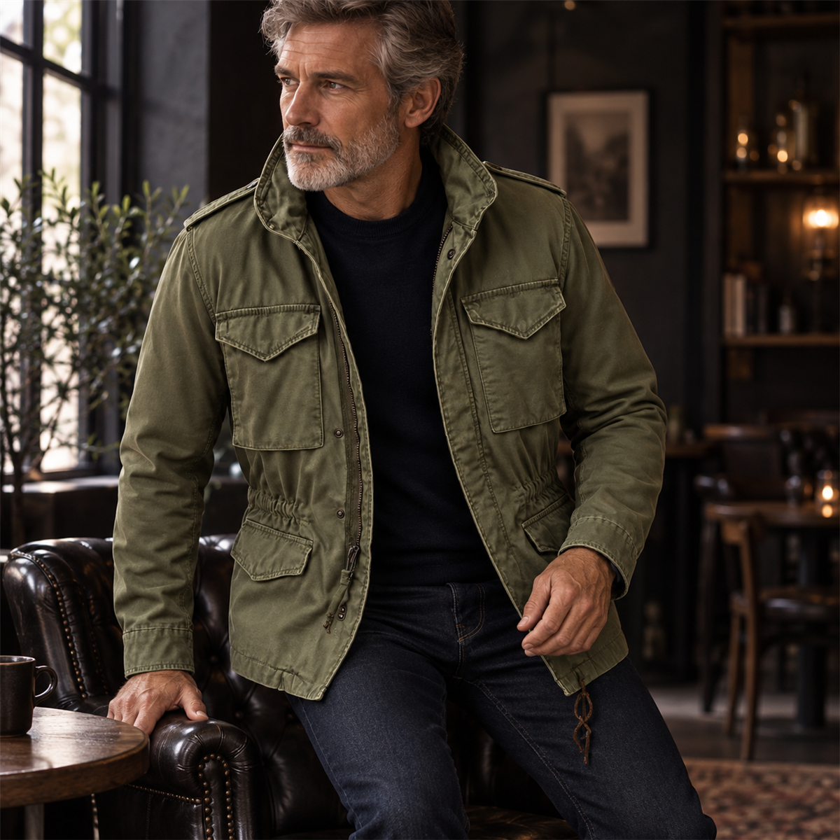 Men's Four-Pocket Field Jacket detail - desc-03