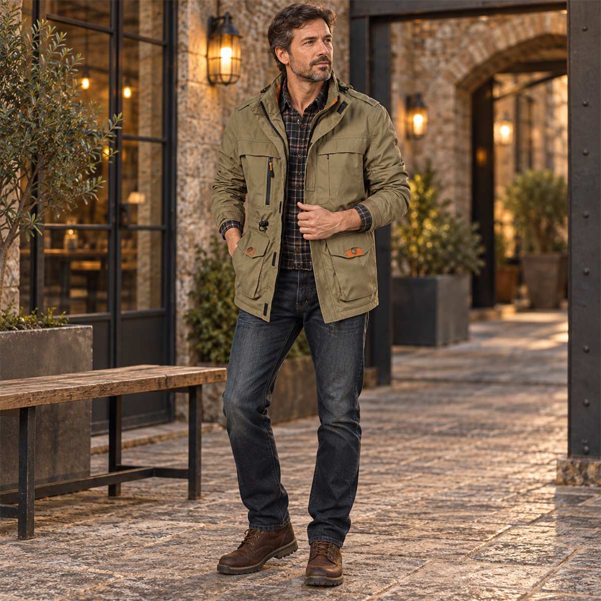 Men's Multi-Pocket Field Jacket detail - desc-03