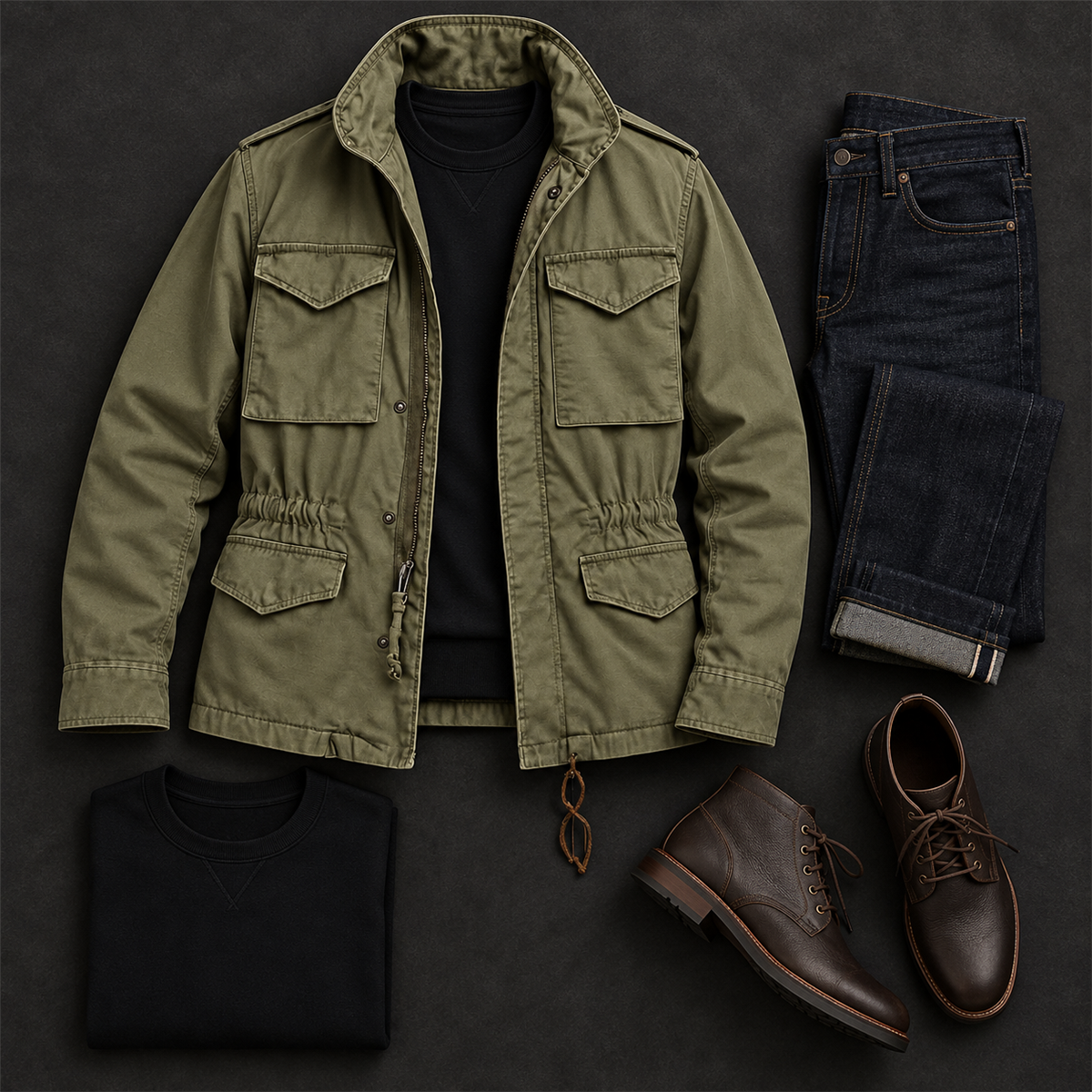 Men's Four-Pocket Field Jacket detail - desc-04