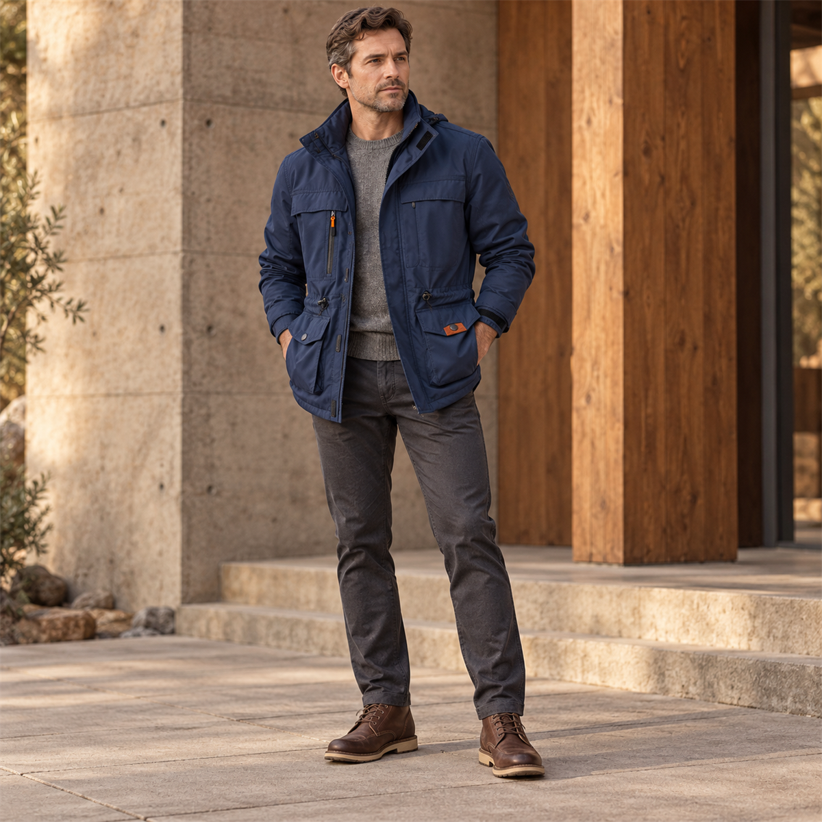 Men's Multi-Pocket Field Jacket detail - desc-05
