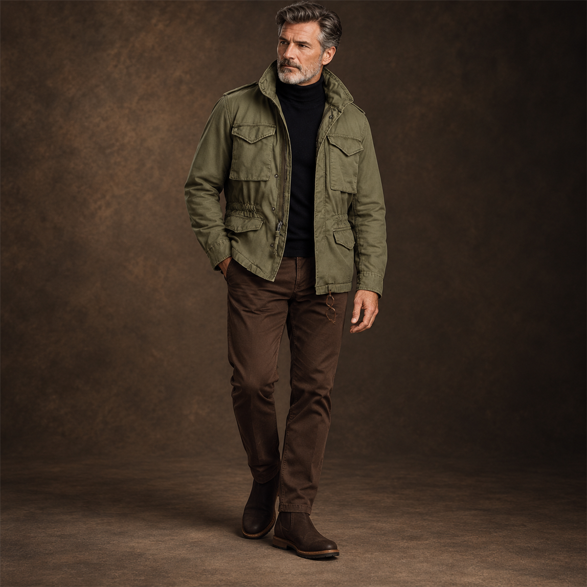 Men's Four-Pocket Field Jacket detail - desc-06