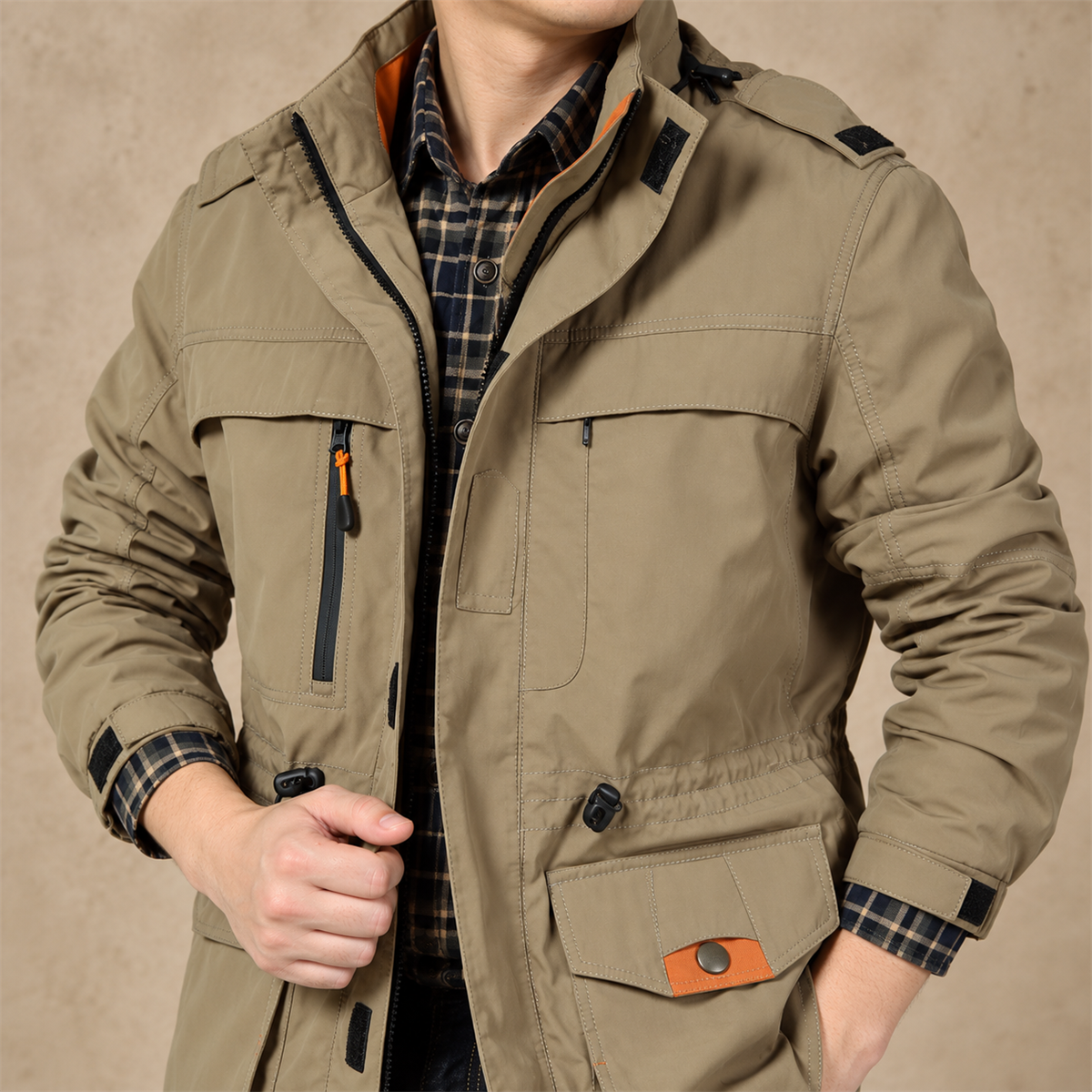 Men's Multi-Pocket Field Jacket detail - desc-07