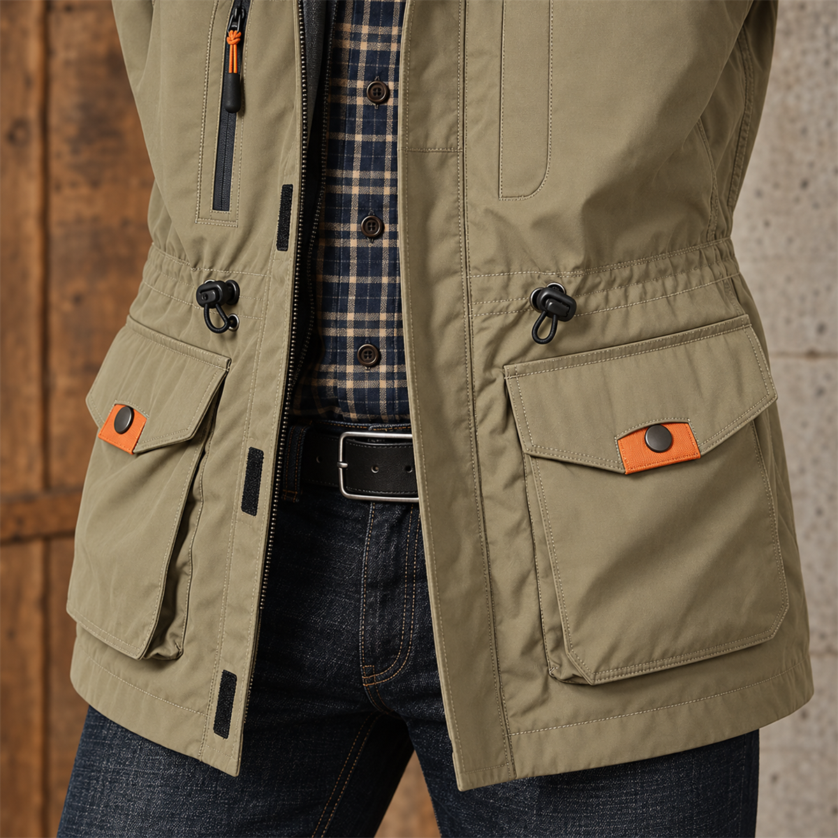 Men's Multi-Pocket Field Jacket detail - desc-08