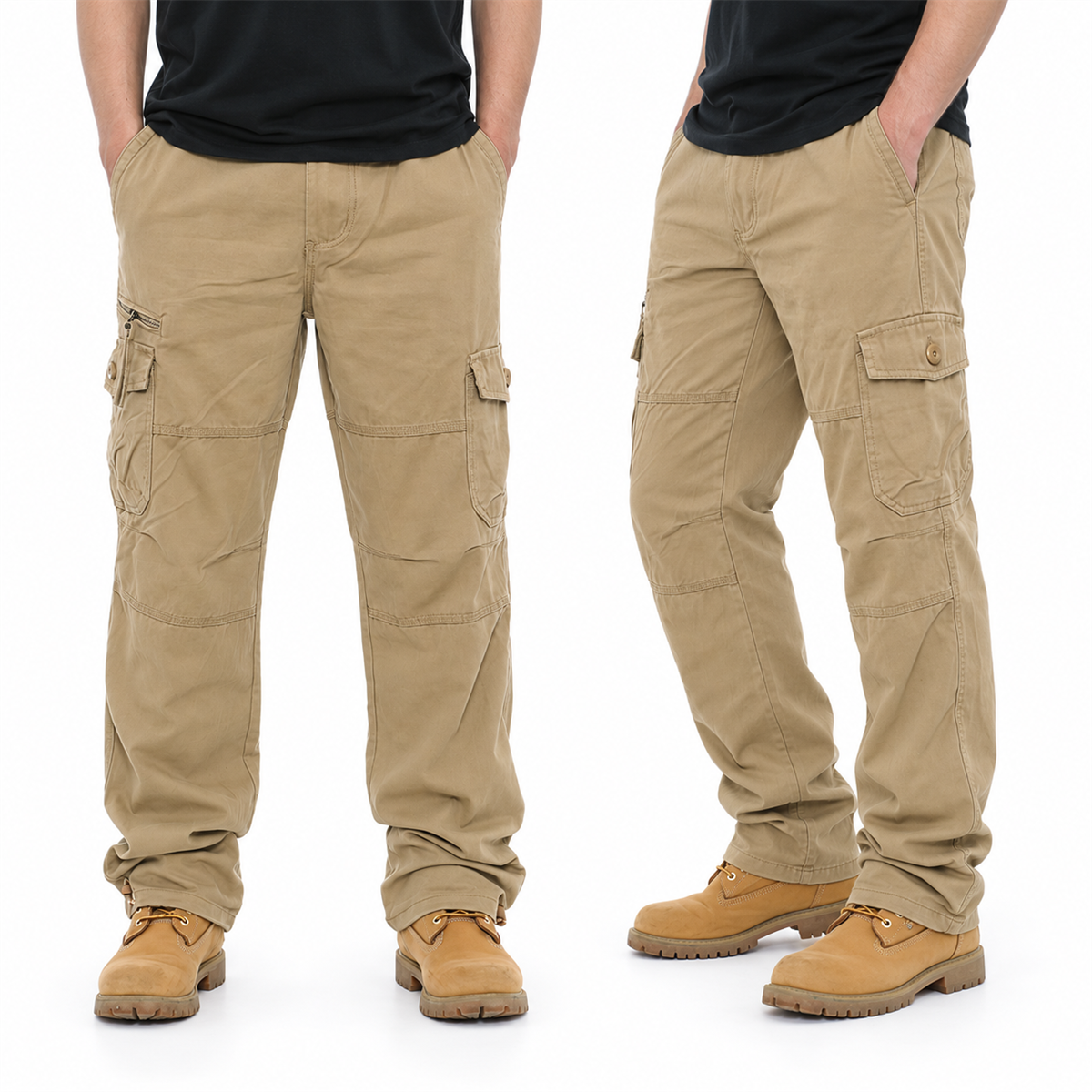 Men's Relaxed Straight-Leg Cargo Pants detail - desc-09