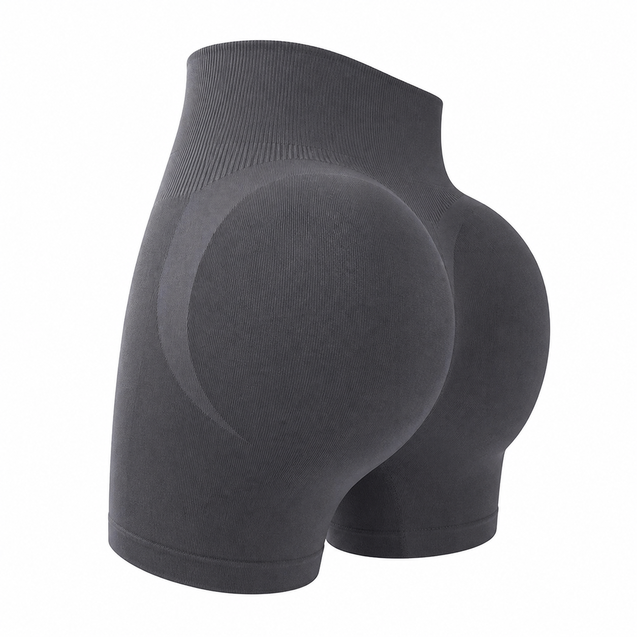 🔥CLEARANCE SALE🔥 High-Waist Seamless Sculpting Shorts - Charcoal