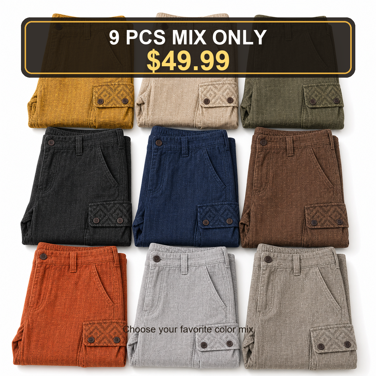 9 PCS MIX ONLY $49.99