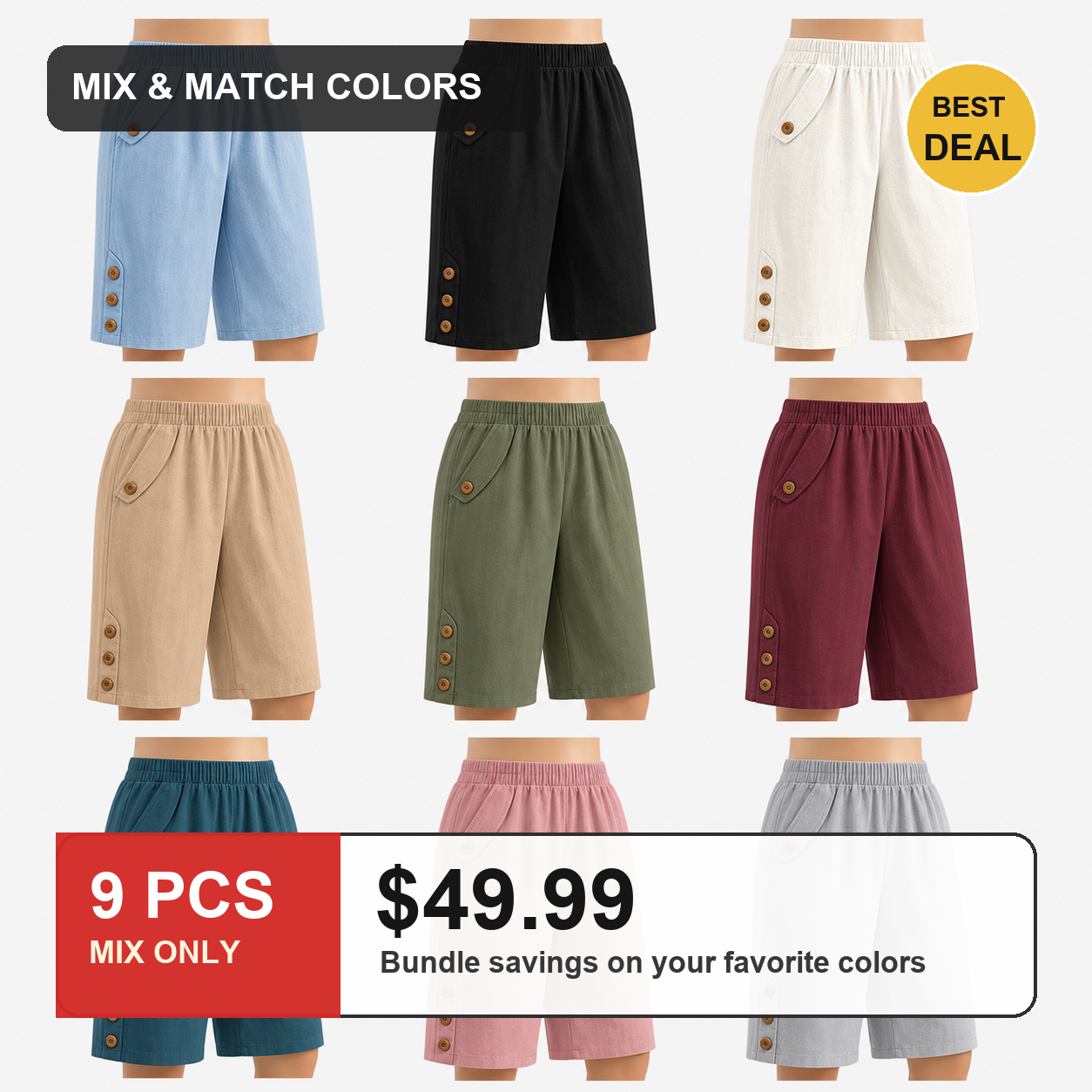 9 PCS MIX ONLY $49.99