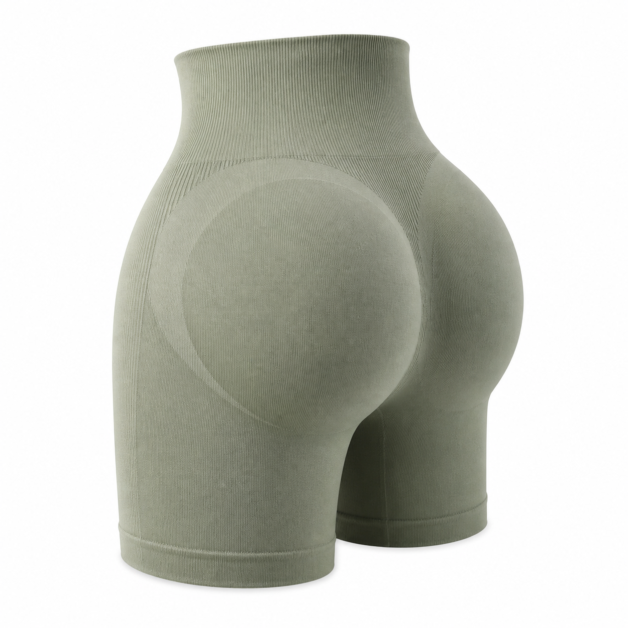 🔥CLEARANCE SALE🔥 High-Waist Seamless Sculpting Shorts - Sage