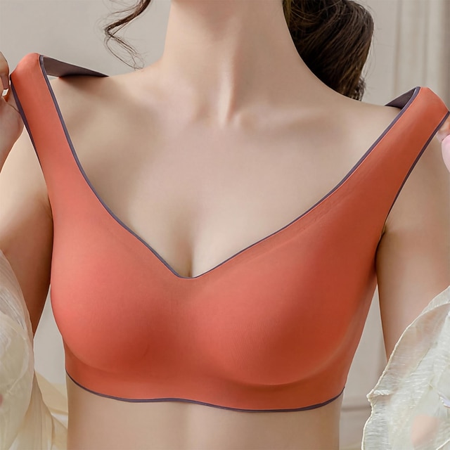 Women's Seamless Wireless Comfort Bra – Full Support, No Underwire, Everyday Lift
