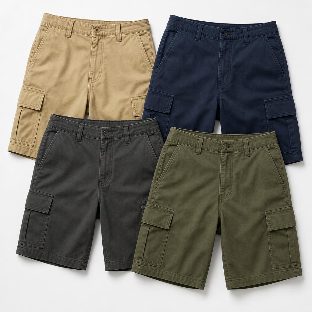 FINAL SALE⚡8 Packs for $34.99⚡- Men’s Relaxed Fit Cargo Shorts