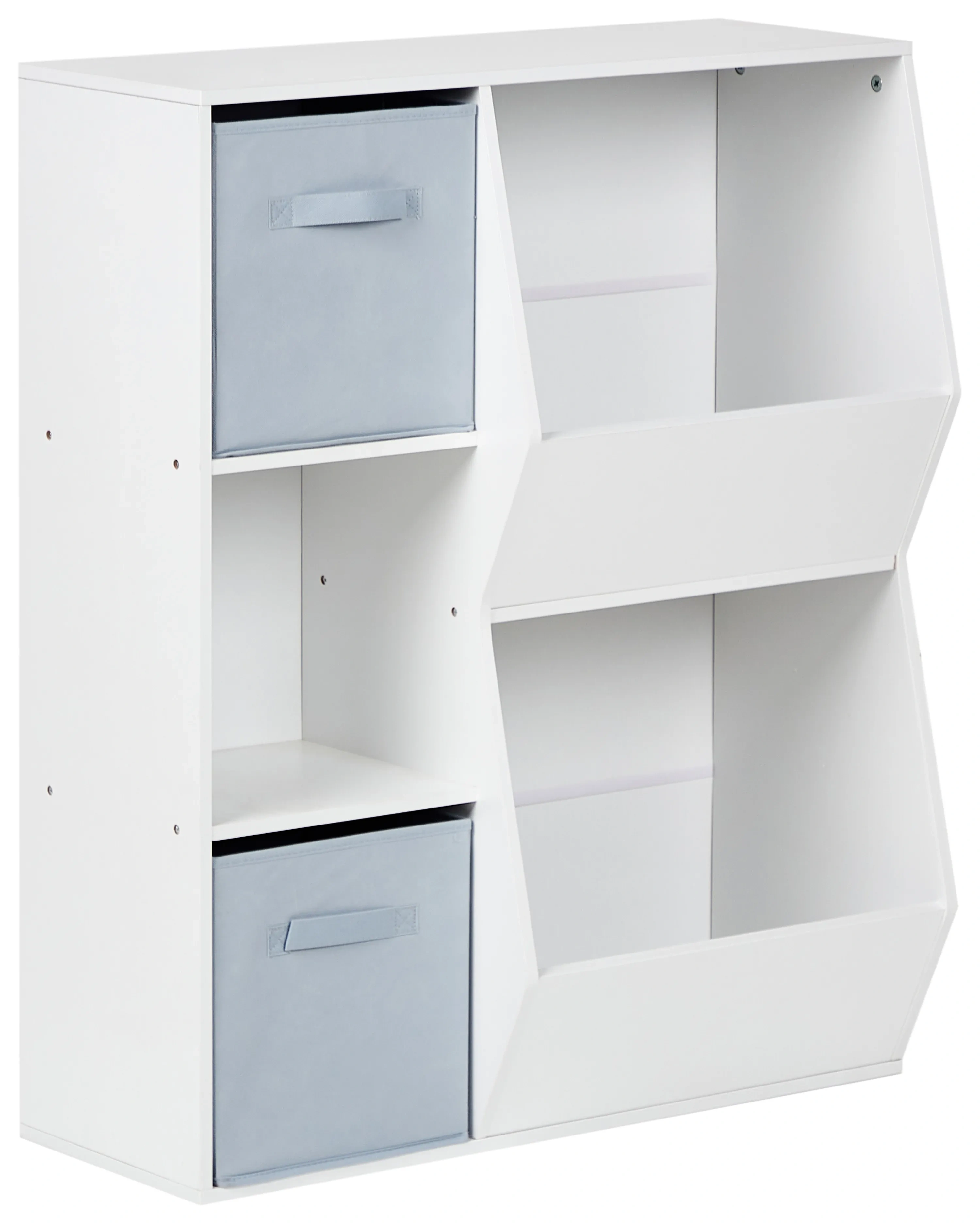 Mueble Organizador Infantil con Compartimentos Abiertos Blanco-domviax