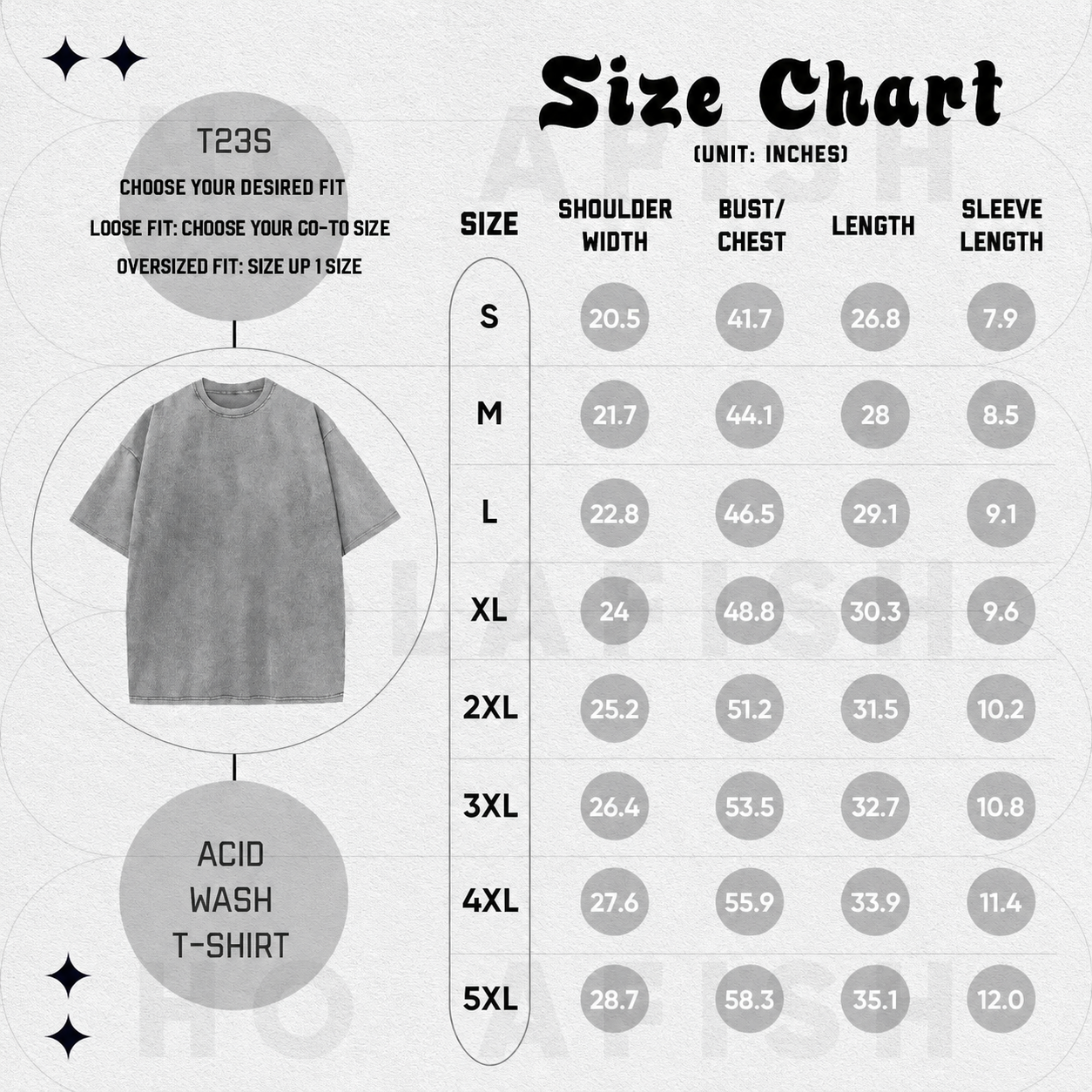 Holafish 1/2Pack Acid Washed T Shirts for Women Tee Tops Heavy Cotton Vintage Unisex Tees Loose Fit Crewneck Short Sleeve Casual Streetwear Baggy Basic Tops