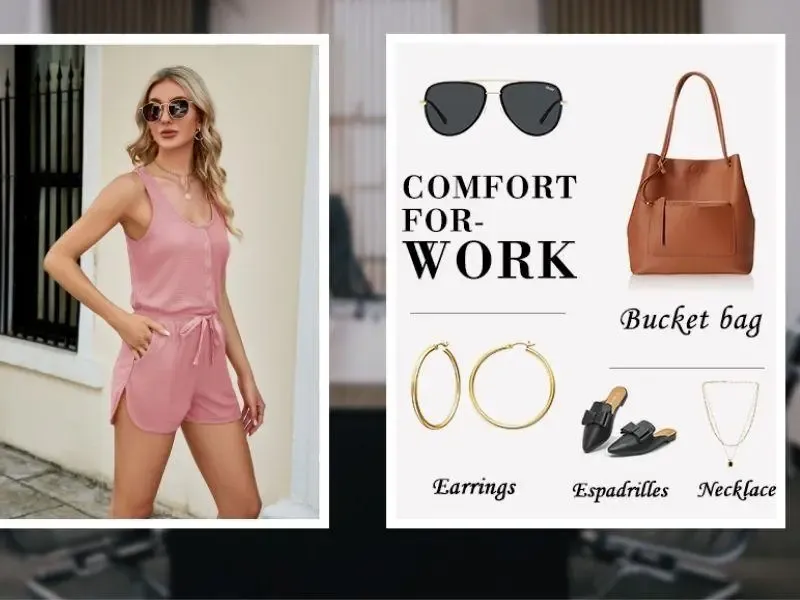 Women's Summer Casual Shorts Jumpsuit With Pockets (Just $3 Each!)