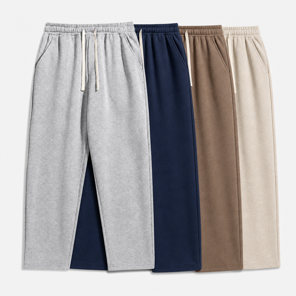 4-Pack Everyday Set men relaxed fleece drawstring sweatpants SKU image