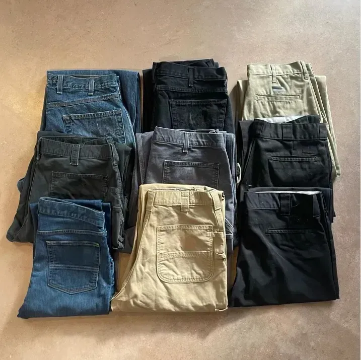 Men's Loose Fit Washed Duck Utility Work Pant 9-PACK with 7 Pockets - image 10