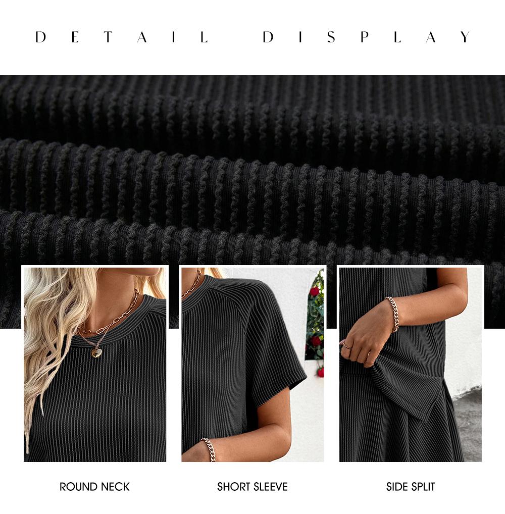 EVALESS Women's 2 Piece Sets Ribbed Knit Short Sleeve Tops & Lined Pleated Mini Skirt Lounge Sets Comfy Summer Outfits Soft Tracksuit Basic Womenswear - Casual SwimWeek EVALESS Women's 2 Piece Sets Ribbed Knit Short Sleeve Tops & Lined Pleated Mini Skirt Lounge Sets Comfy Summer Outfits Soft Tracksuit Basic Womenswear - Casual SwimWeek
