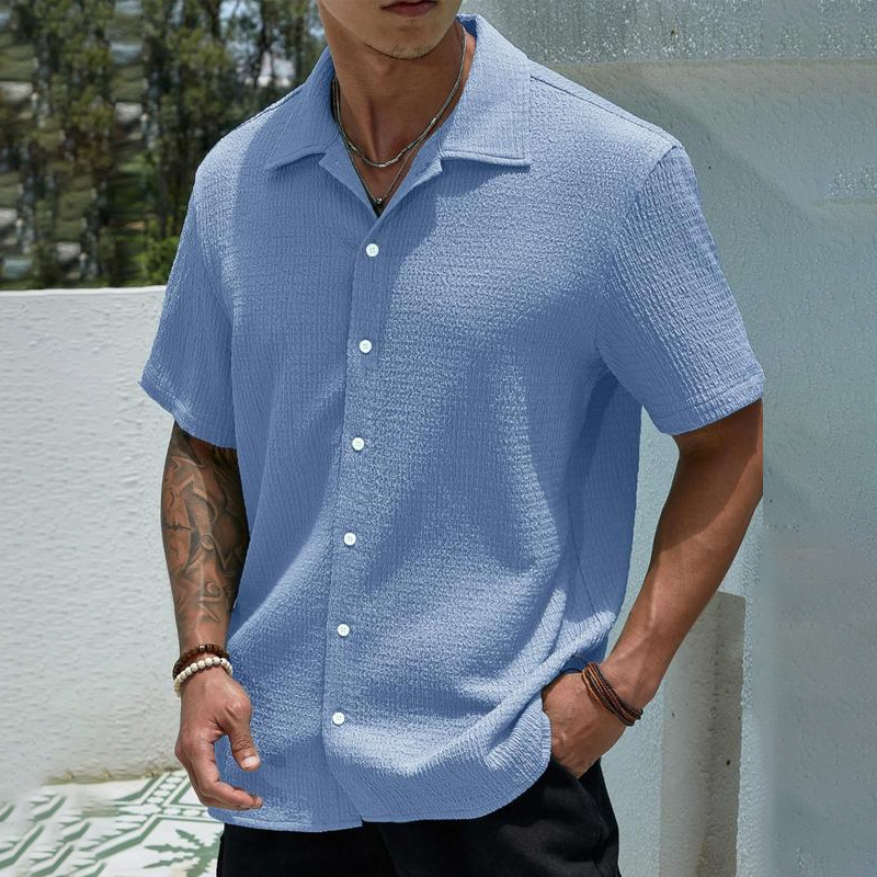 Men's Textured Knit Shirt - image 6