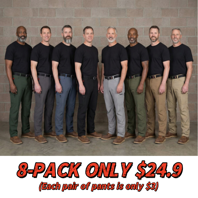 Men's Ripstop Tech Pants,Water Resistant Outdoor Tactical Pants