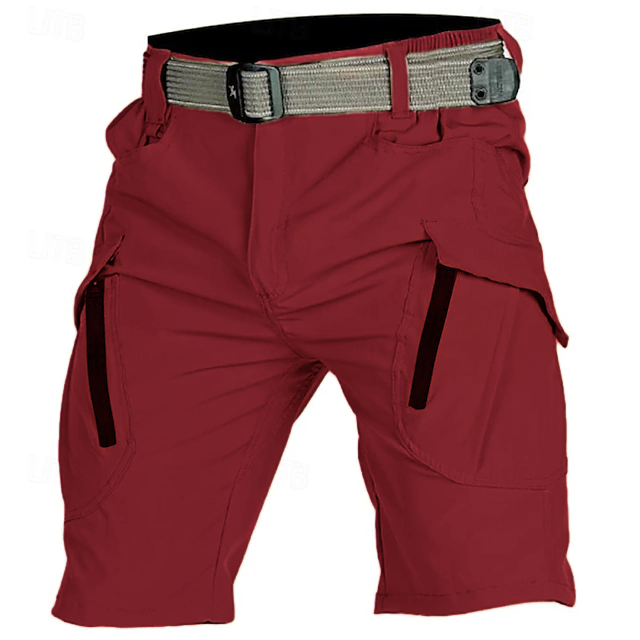 Men's Tactical Shorts Cargo Shorts Breathable Outdoor (Belt Included)