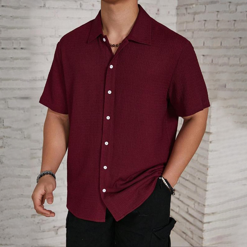Men's Textured Knit Shirt - image 12