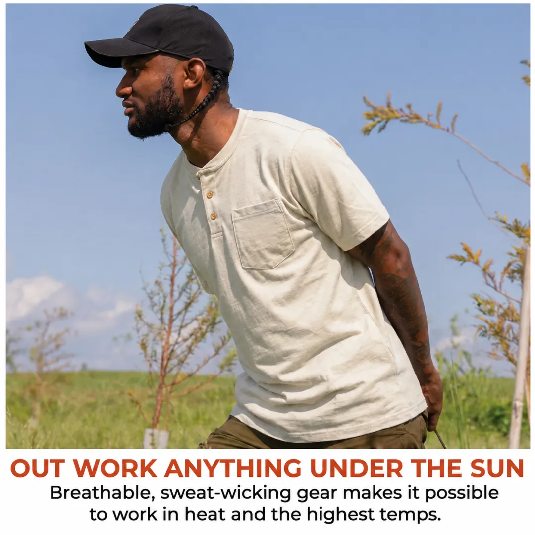 Men's Heavyweight Work Polo with Pocket