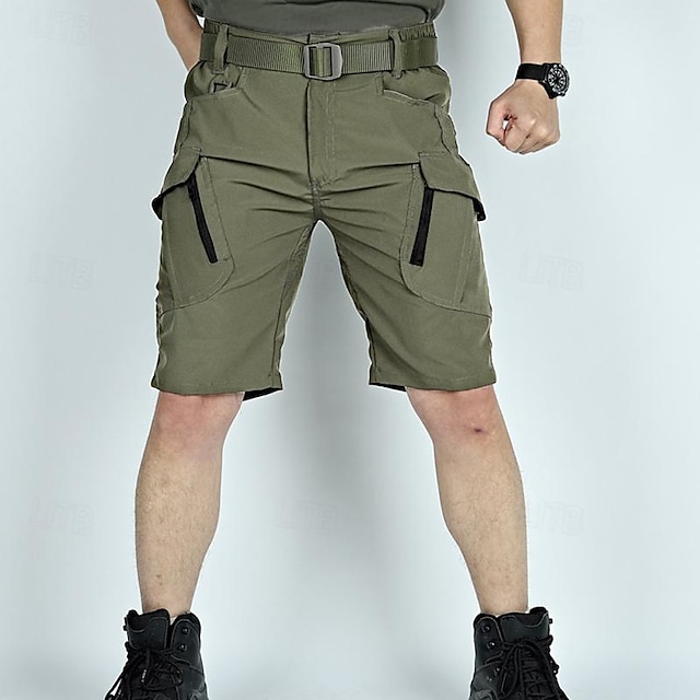 Men's Tactical Shorts Cargo Shorts Breathable Outdoor (Belt Included)