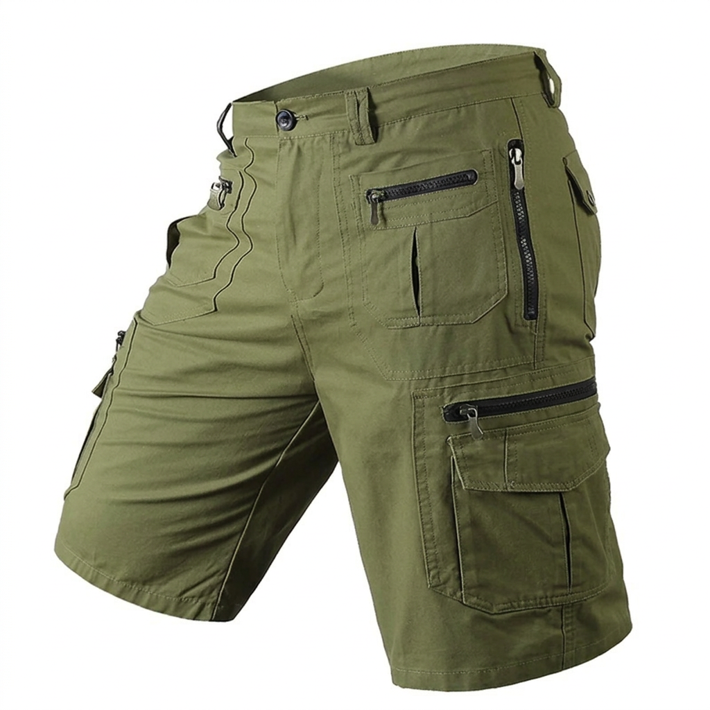 Men Cargo Tactical Pants & EDC Hiking Work Military Army Shorts with 8 Pockets image 9