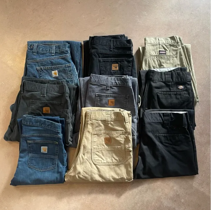 🔥Last Day 89% OFF🔥Men's Loose Fit Washed Duck Utility Work Pant 9-PACK with 7 Pockets