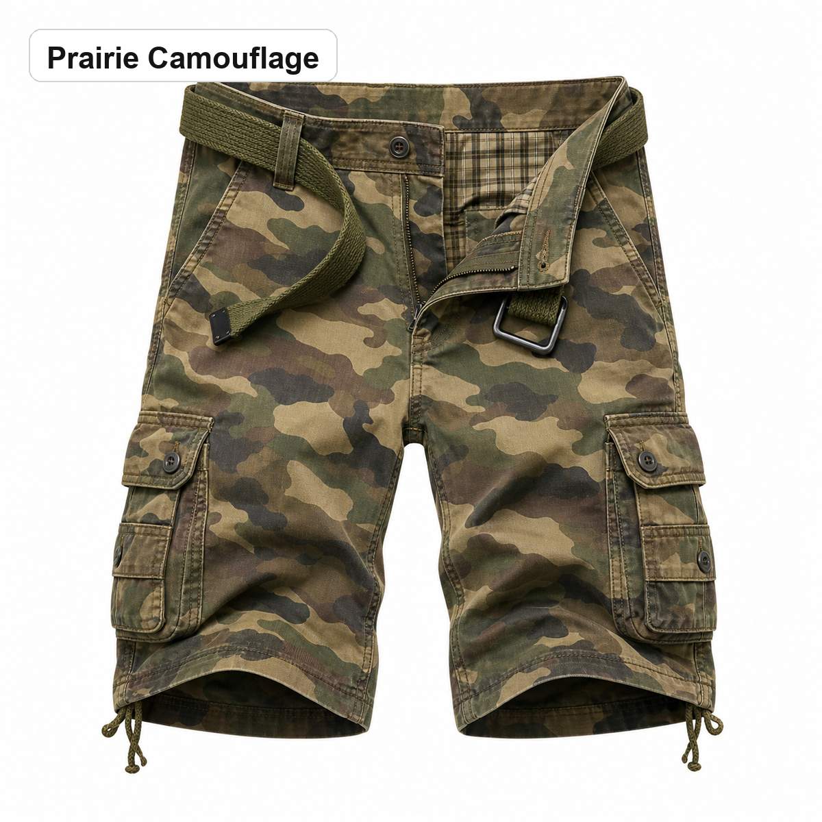 Men's 8-Pack Camouflage Casual Shorts - Prairie Camouflage