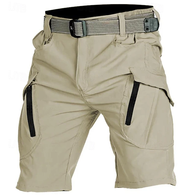 Men's Tactical Shorts Cargo Shorts Breathable Outdoor (Belt Included)