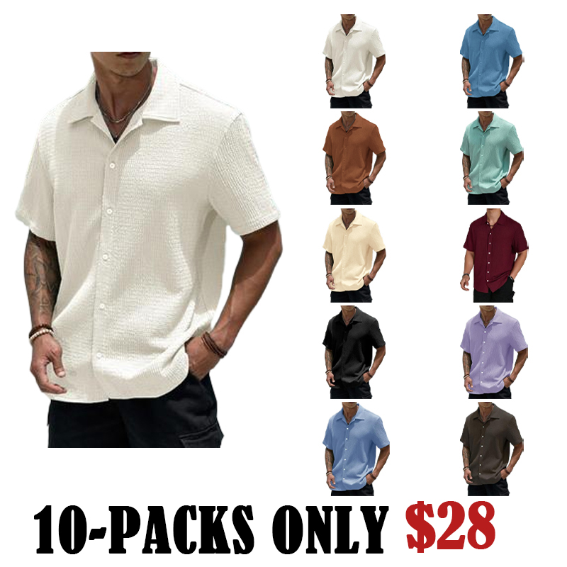 Extra Savings on 2+ Packs Men's Textured Knit Shirt