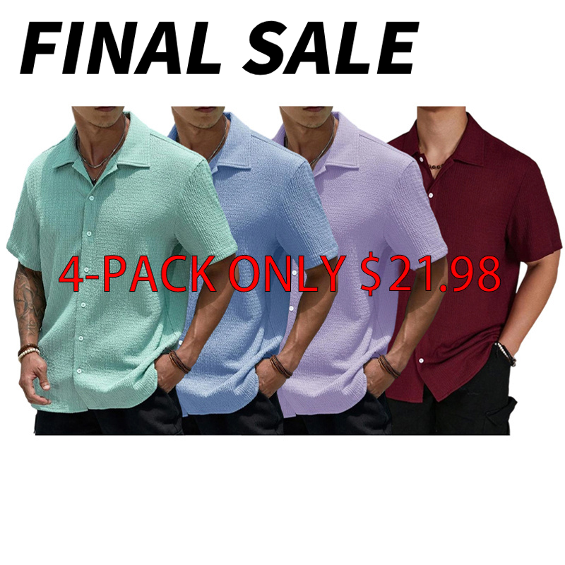 Men's Textured Knit Shirt - image 3