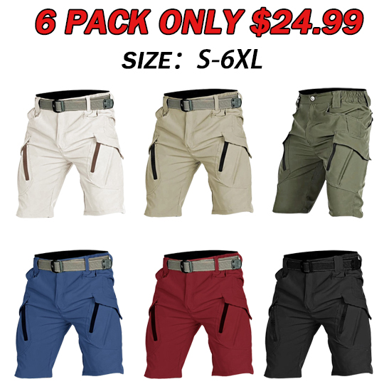 Men's Tactical Shorts Cargo Shorts Breathable Outdoor (Belt Included)