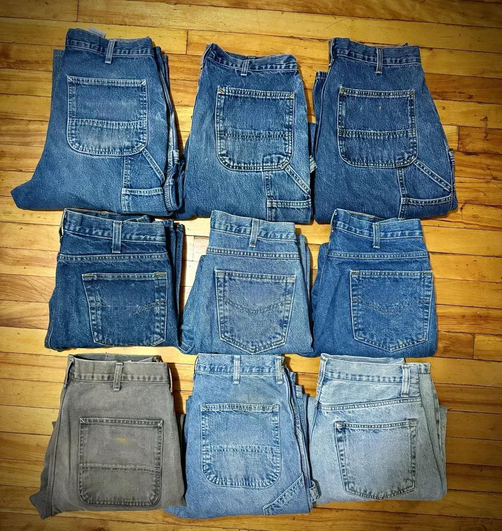 Men's Loose Fit Washed Duck Utility Work Pant 9-PACK with 7 Pockets - image 9