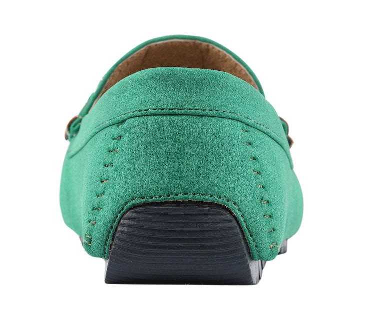 Green Dress-Casual Driving Loafers