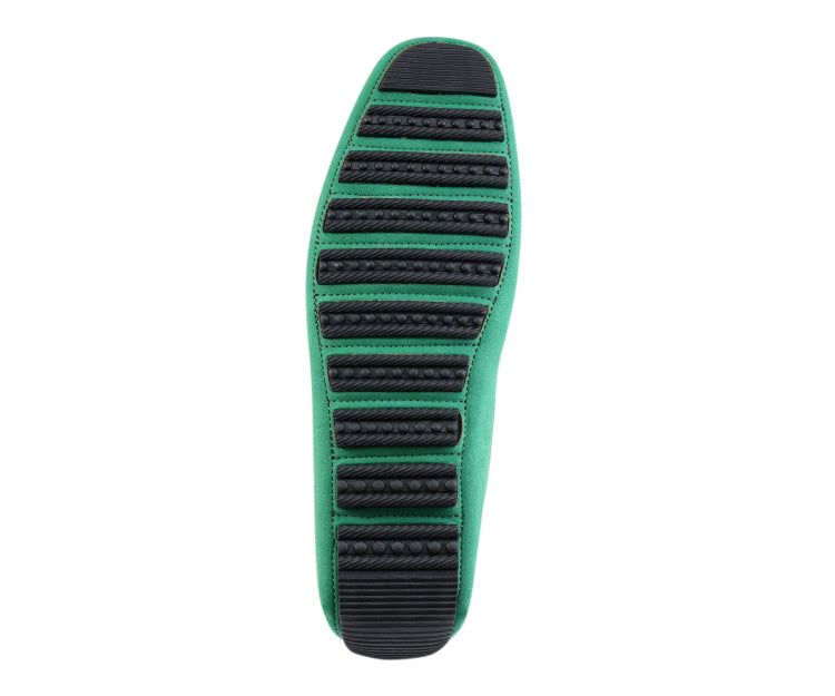 Green Dress-Casual Driving Loafers