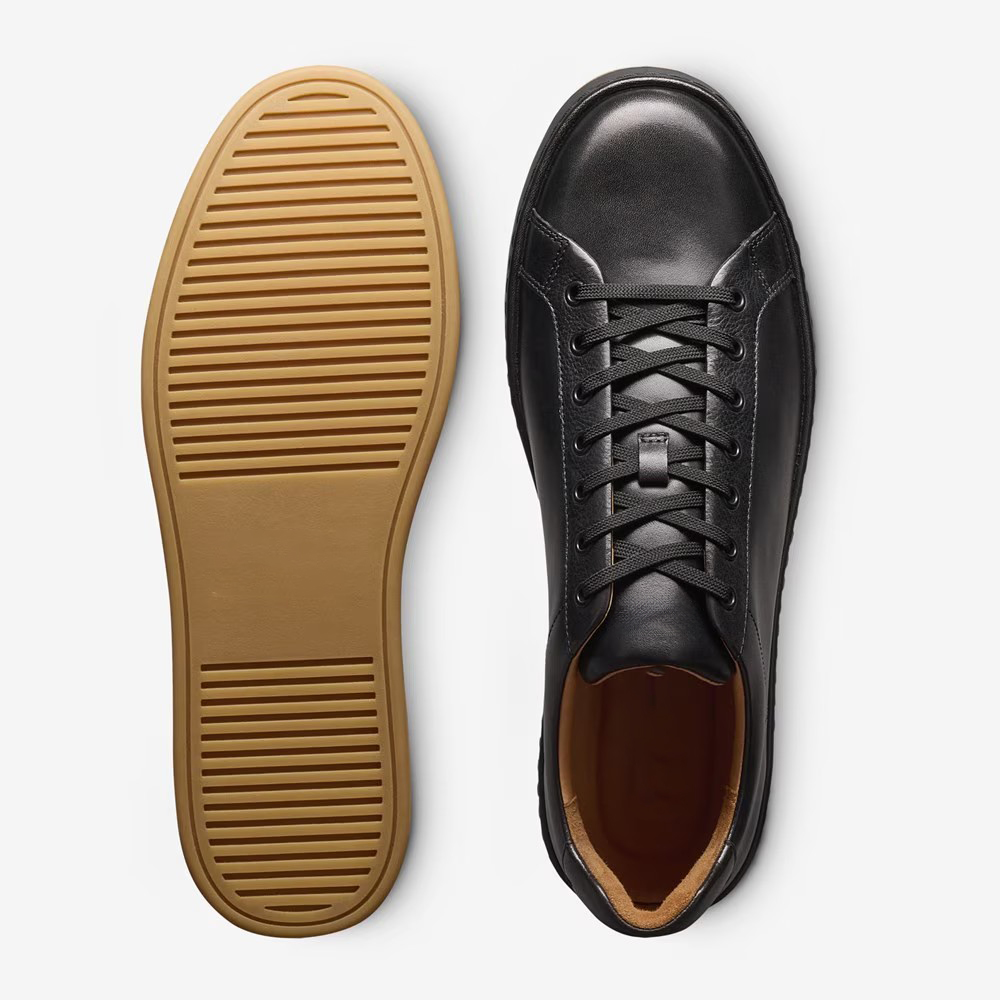 Plain Leather Lined Interior Casual Sneaker