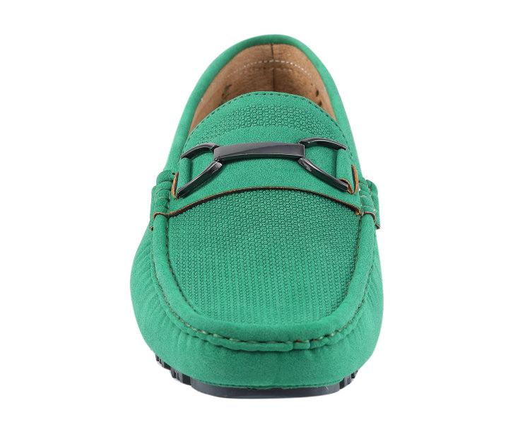 Green Dress-Casual Driving Loafers