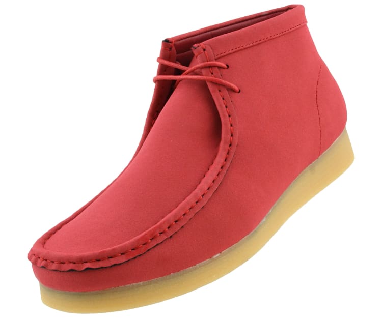 Red Chukka Boots